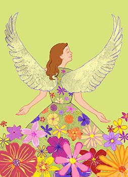 Alyssa Bauer's rendering of an angel