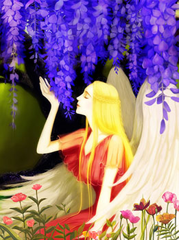 Mara Cespon's rendering of an angel