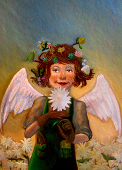Lisa Vissichelli's rendering of an angel