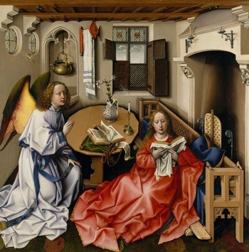 The Annunciation by Robert Campin