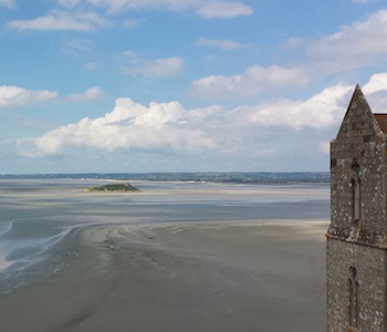 The view from Mont Saint-Michel