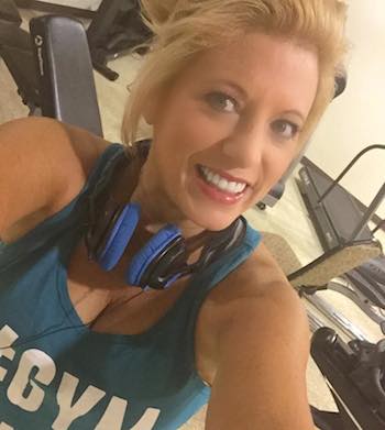 Michelle at the gym