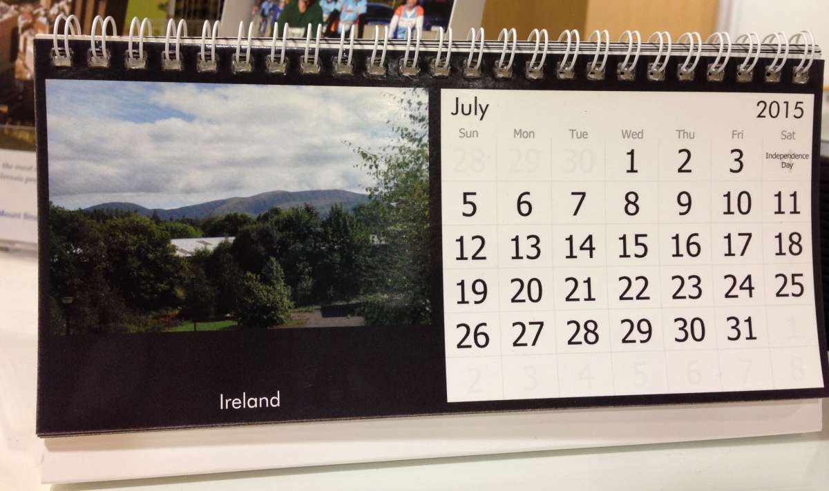 Why is God calling me to Ireland? The calendar.