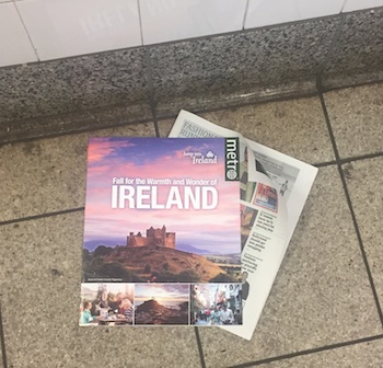 Why is God calling me to Ireland? The newspaper and catalog.
