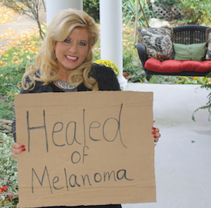 Michelle Medlock Adams is healed of melanoma.