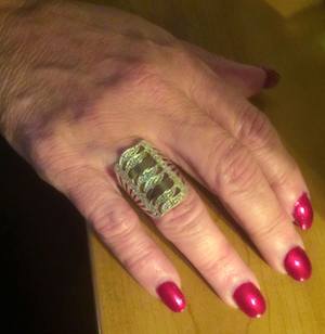 Martie's new ring.