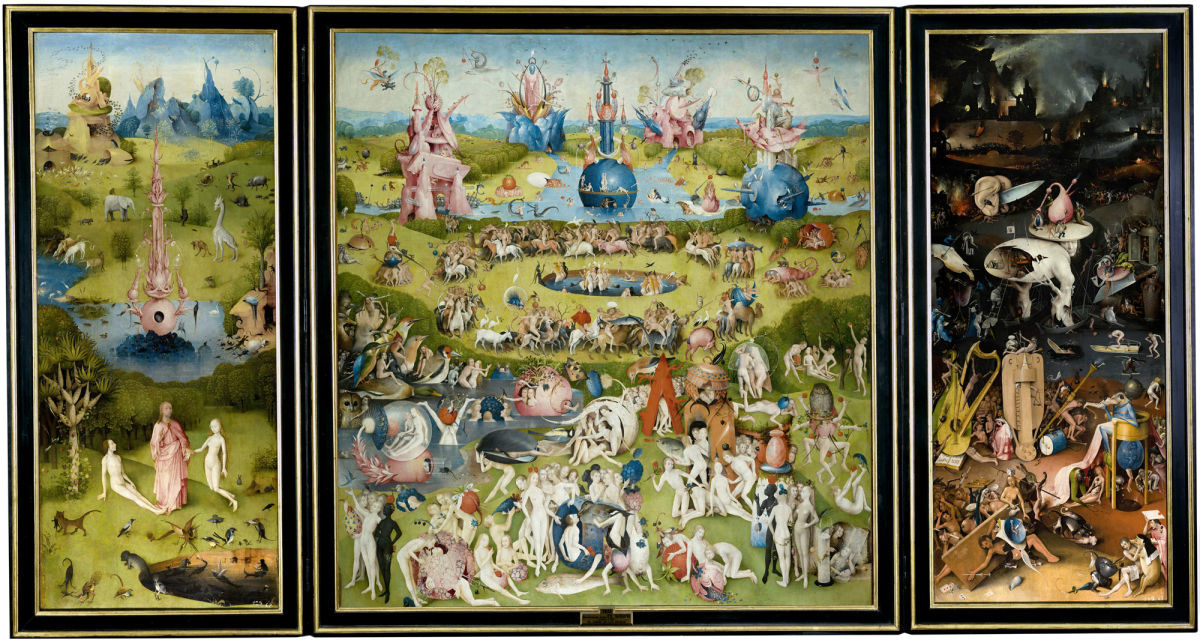 Garden of Earthly Delights by Hieronymus Bosch, Museo del Prado