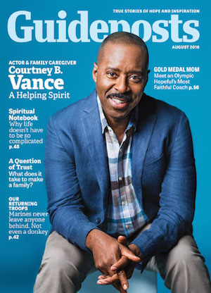 August cover of Guideposts featuring Courtney B. Vance.