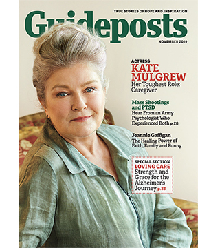 Actress Kate Mulgrew on the cover of the November 2019 issue of Guideposts