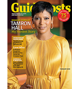 Tamron Hall on the cover of the February 2020 issue of Guideposts