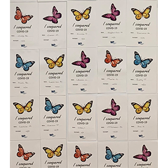 Butterflies for Covid-19 patients.
