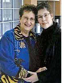 Pamela Haskin and her mother, Lucille