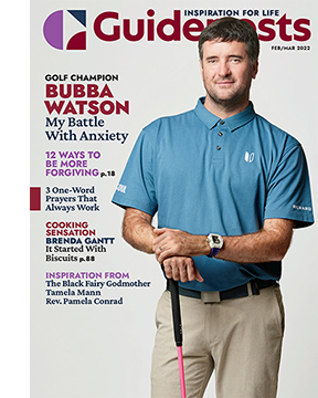 Bubba Watson on the cover of the Feb-Mar 2022 Guideposts