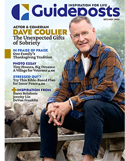 Dave Coulier on the cover of the Sept-Oct Guideposts